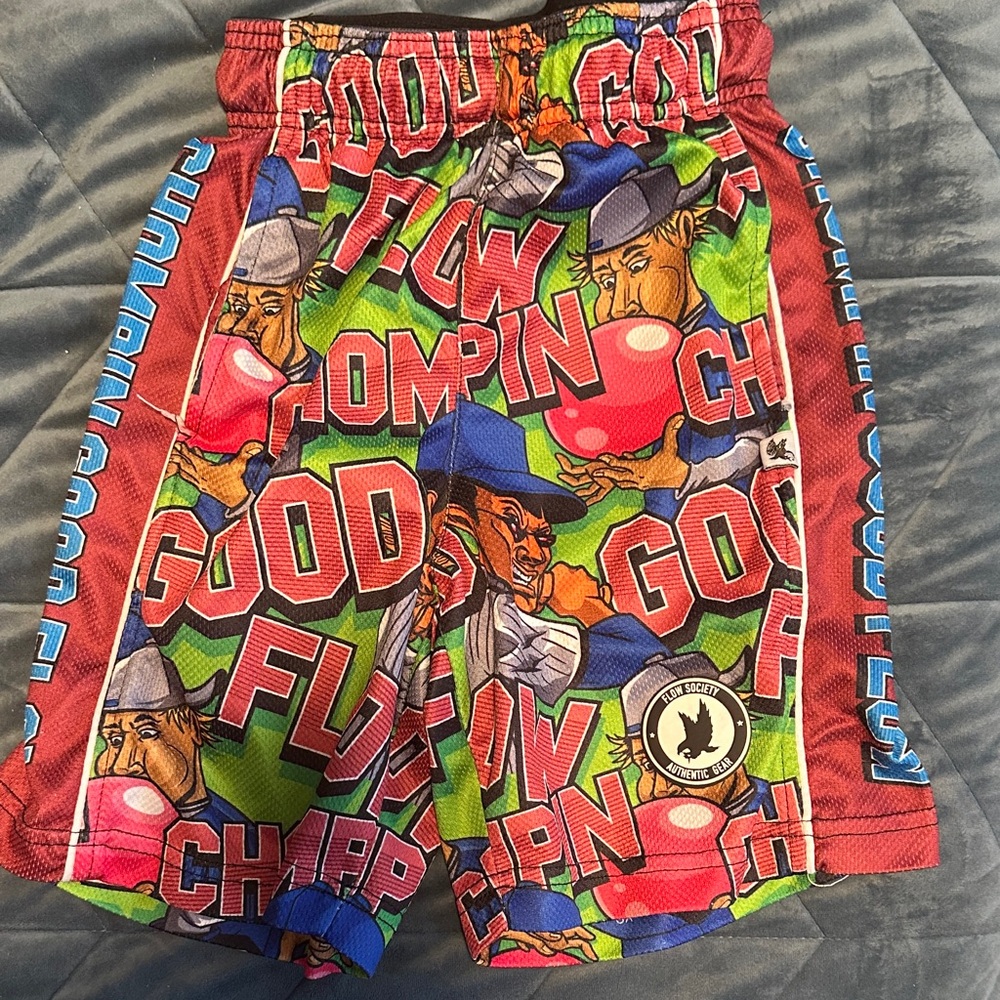 Vibrant Graphic Kids Shorts